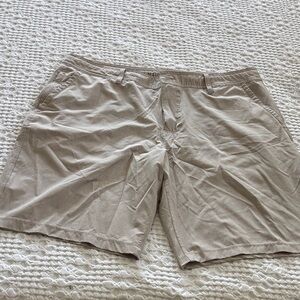 Hang Ten Beige Men's Flat Front Shorts